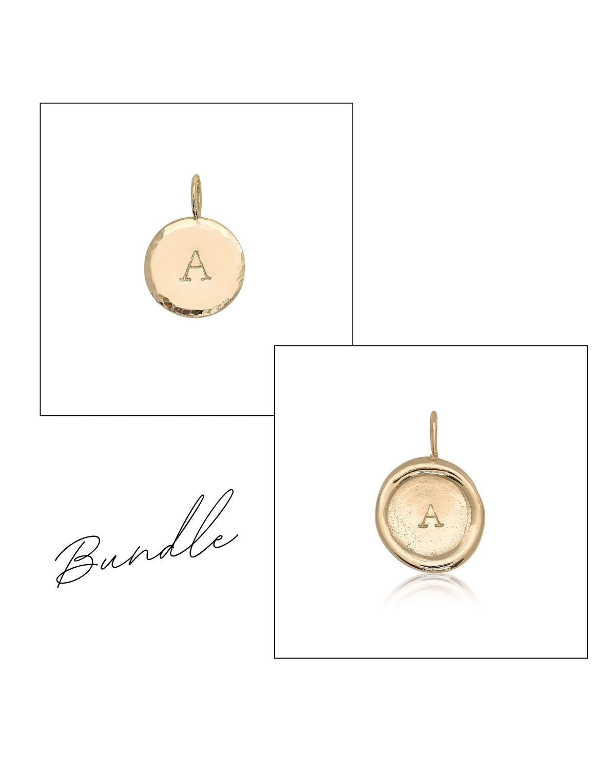 Seal &amp; Halo Pendants Set