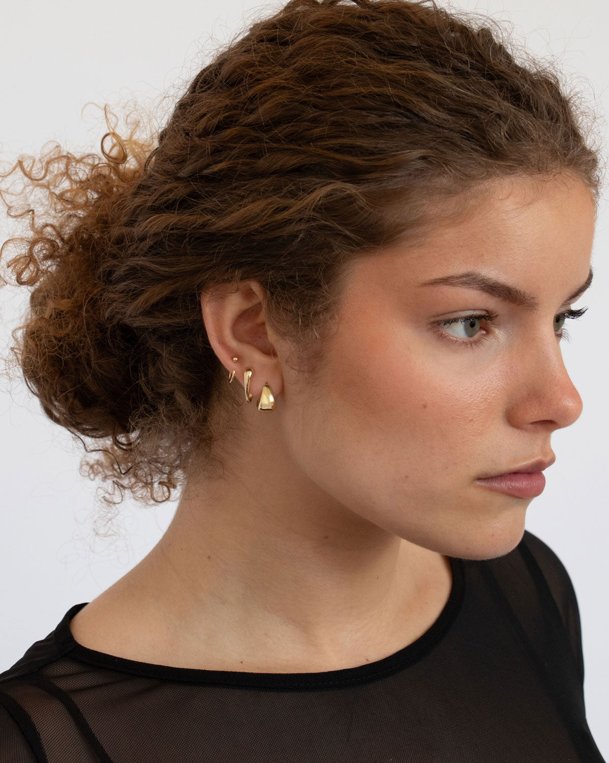 (Pair) Cardi Hoops