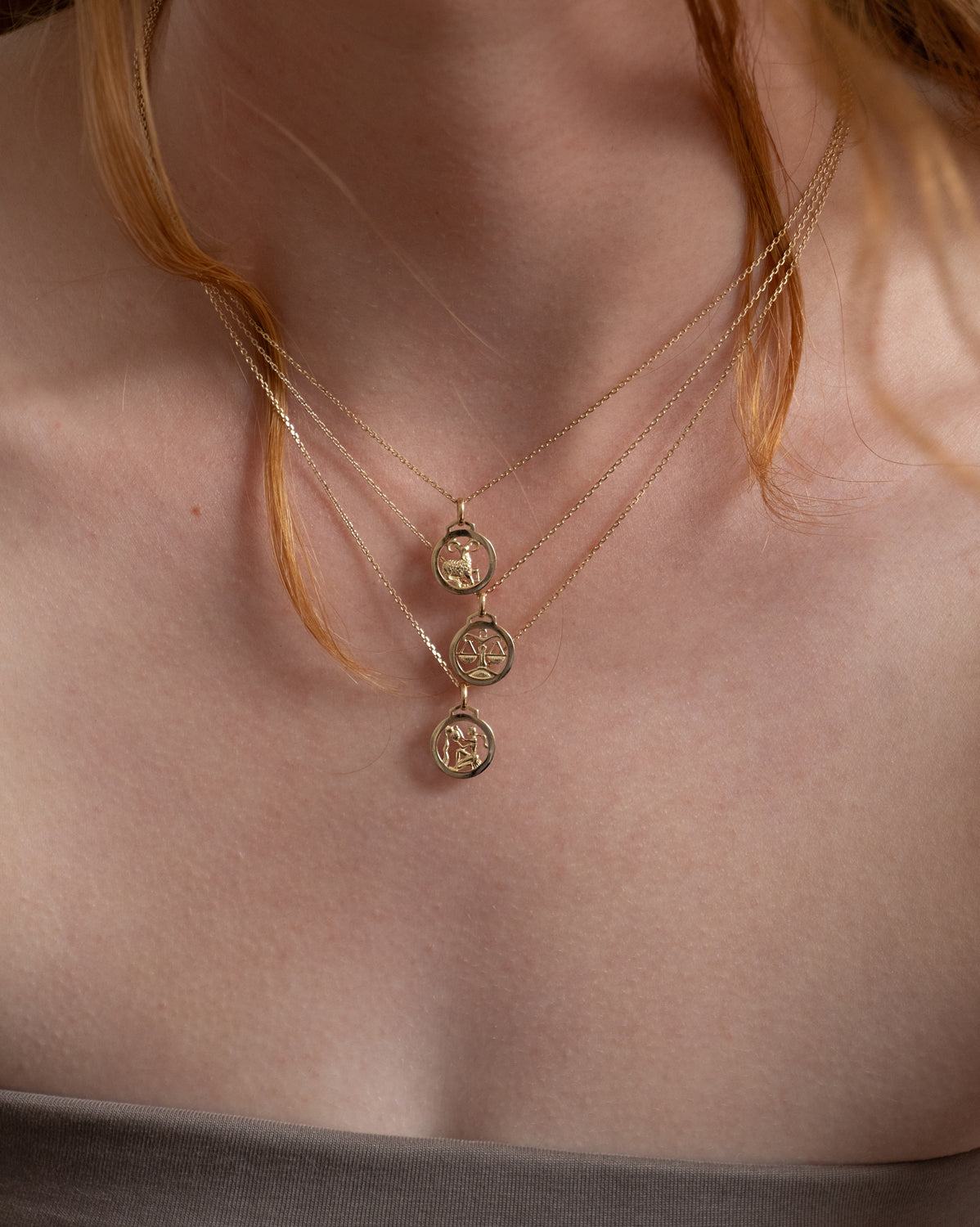 Zodiac Medallion Necklace